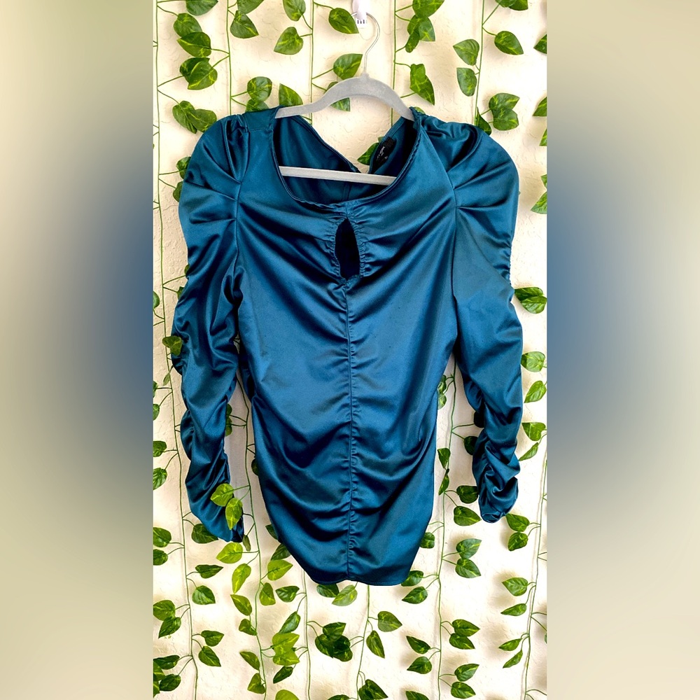 Elegant Blue Women's Top